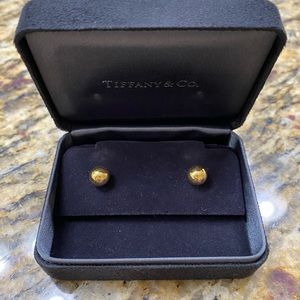 Tiffany & Co. 18K Ball Stud Earrings